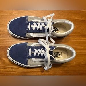 Youth Vans Sneakers- WORN ONCE!